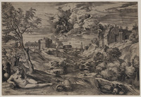 TvB G 0615
<br/>
Ruggiero bevrijdt Angelica
<br/>
<em>Cort, Cornelis (1533-1578)</em>